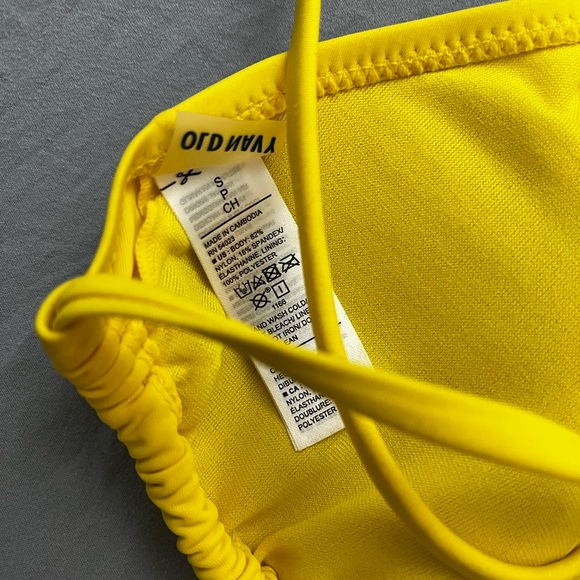 Old Navy Yellow Bikini Top - Picture 2 of 2